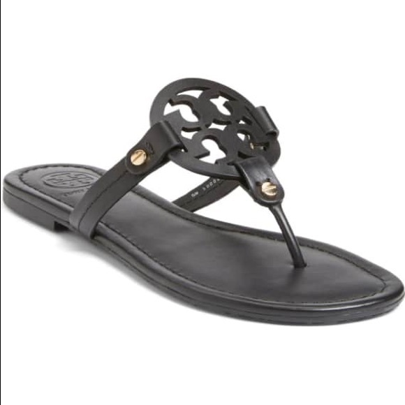 Tory Burch Shoes - Black Tory Burch Miller Sandals